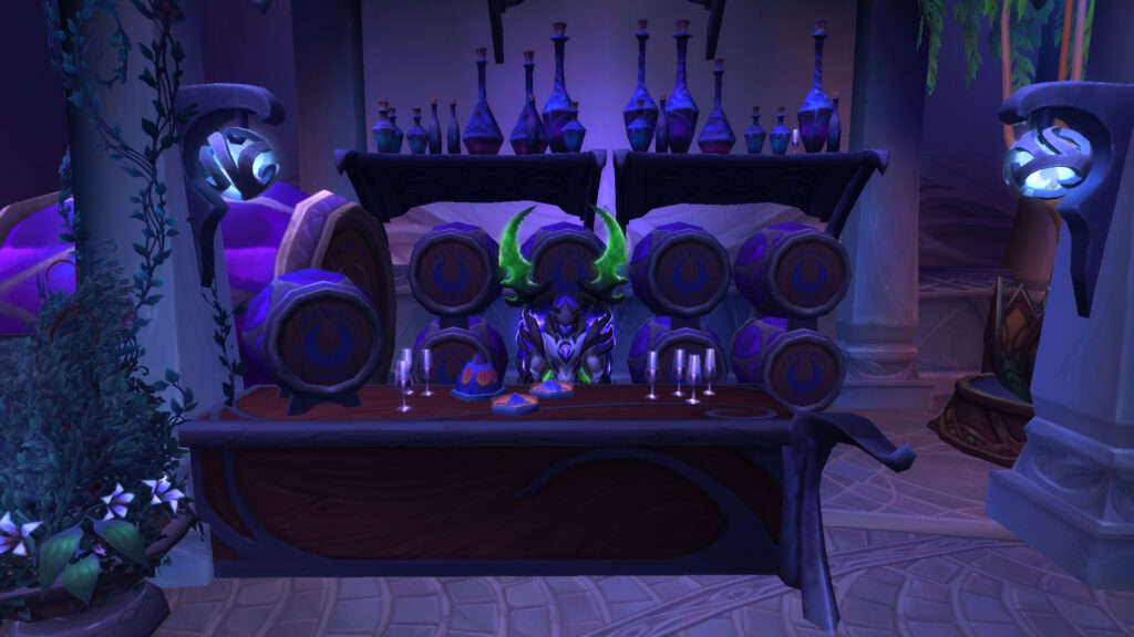 WoW the night elf at the bar