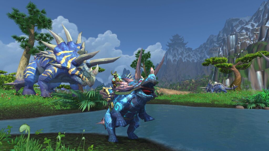 Reins of the Cobalt Primordial Direhorn, Isle of Giants
